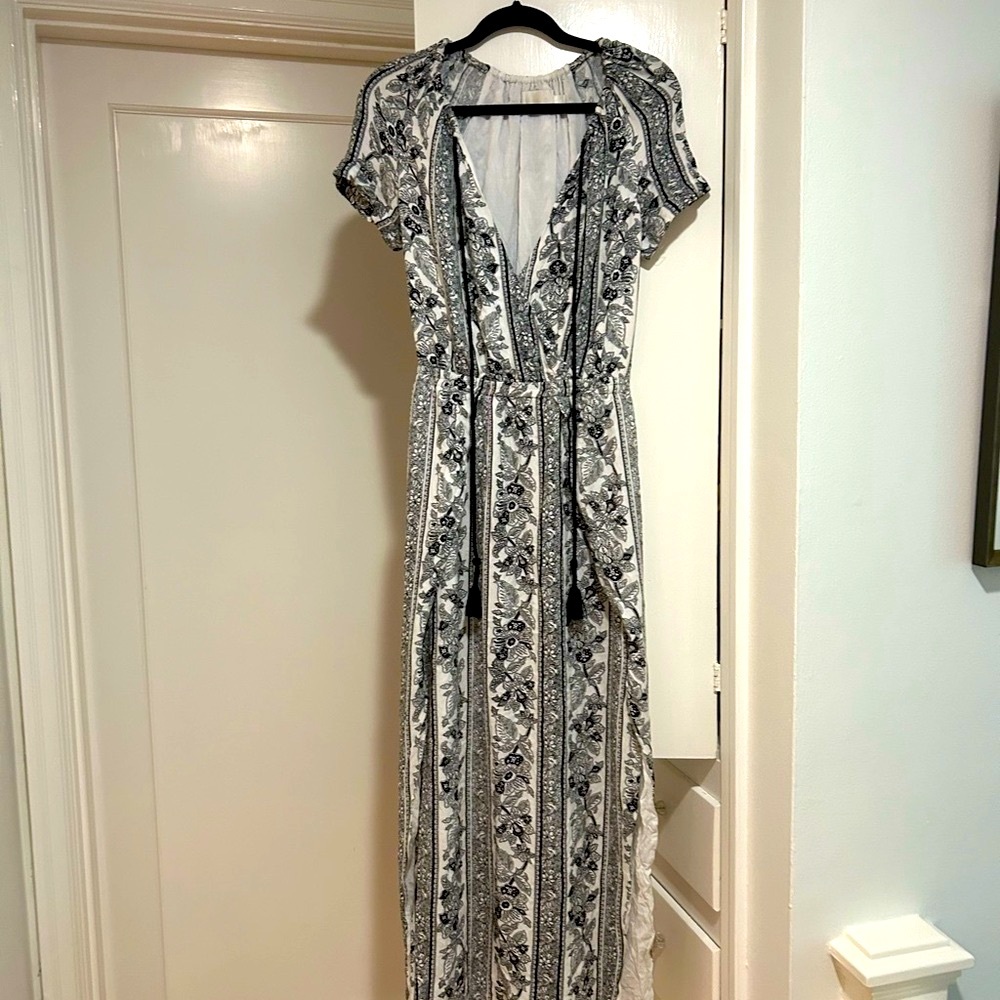 Bohemian Print Maxi Dress